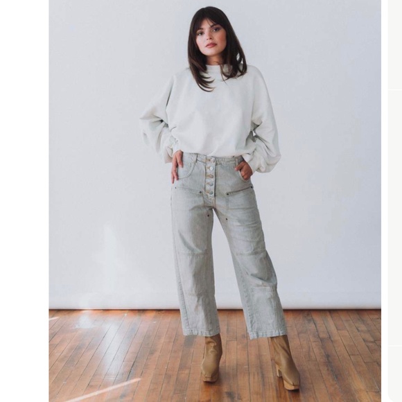 Rachel Comey Handy Pant Salinas Denim Khaki size 6 - Picture 1 of 5